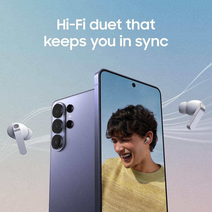 Samsung Galaxy Buds4 Pro, White (CAD Version & Warranty) - New Fit, Two Way Speaker, Adaptive ANC, AI Assistant 🍁 All In One Marketplace Canada