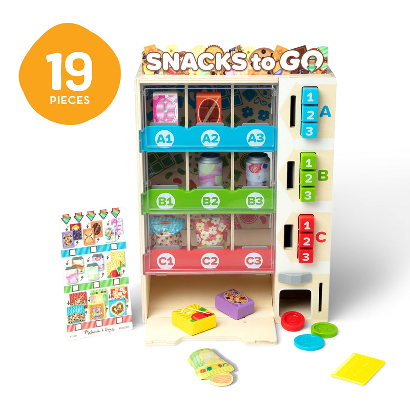 Melissa & Doug Wooden Vending Machine Play Set 🍁 All In One Marketplace Canada