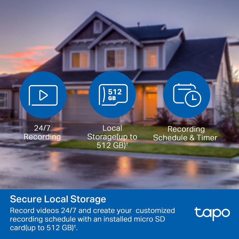 Tapo 1080p Pan/Tilt Outdoor Wired Security Wi-Fi Camera, 360° Visual Coverage, Up to 98ft Night Vision, Motion/Person Detection, Physical Privacy Mode, Works w/Alexa &Google Home(Tapo C500) 🍁 All In One Marketplace Canada
