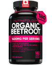Nutratology® Organic Beetroot Capsules | 1400mg per Daily Serving | 180 Capsules | Canadian Made | Source of Antioxidants | Organic Beet Root Powder 🍁 All In One Marketplace Canada