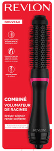 Revlon RVDR5292F One-Step™ Root Booster with Ionic Technology, 1.5 Inch Round Brush Ionic Hair Dryer, Hair Styler, 3 Heat/Speed Settings, Travel Friendly, All Hair Types, Less Frizz, Shiny Hair, Black 🍁 All In One Marketplace Canada