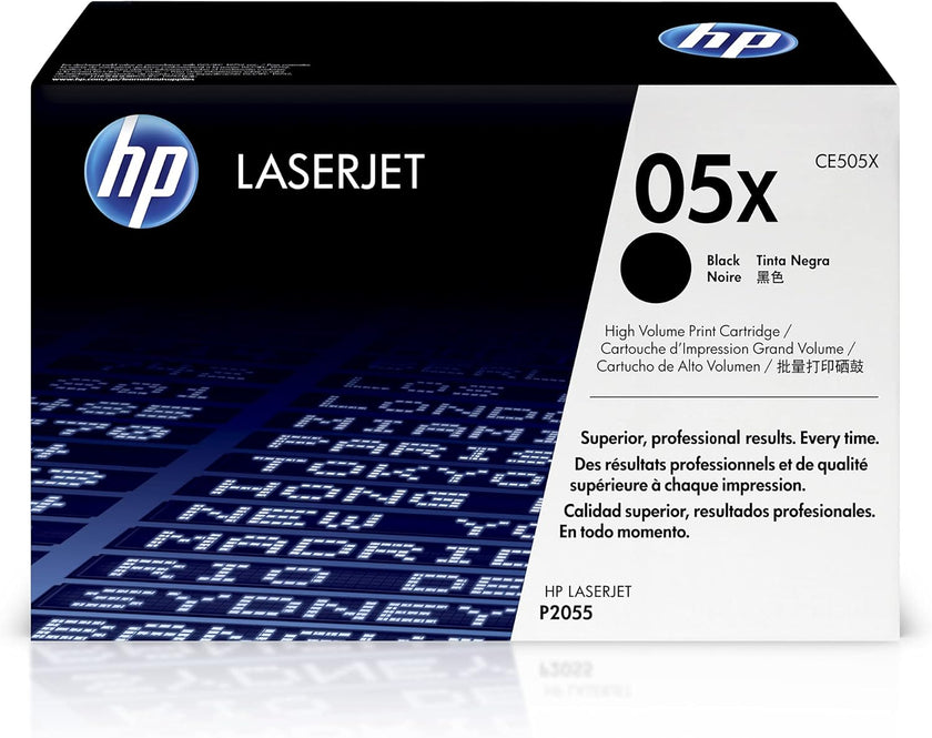 HP 05X (CE505X) Black High Yield Original LaserJet Toner Cartridge
