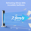 Levoit 25dB Tower Fan for Bedroom, 26ft/s Velocity Standing Fan, 90° Oscillating Cooling Fans for Home, 12 Speeds, LED Display, 4 Modes, 12H Timer, Bladeless, Remote Control, 36 inch 🍁 All In One Marketplace Canada