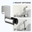 Arofa Handheld Bidet Sprayer for Toilet-Adjustable Water Pressure Control with Bidet Hose for Feminine Wash, Stainless Steel Brushed Nickel Cloth Diaper Bidet Toilet Sprayer for Baby Wash 🍁 All In One Marketplace Canada