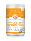 Manitoba Harvest Hemp Yeah! Balanced Protein + Fibre Powder, Unsweetened, 454g, with 15g protein, 8g Fibre and 2g Omegas 3&6 per Serving, Preservative Free, Non-GMO 🍁 All In One Marketplace Canada