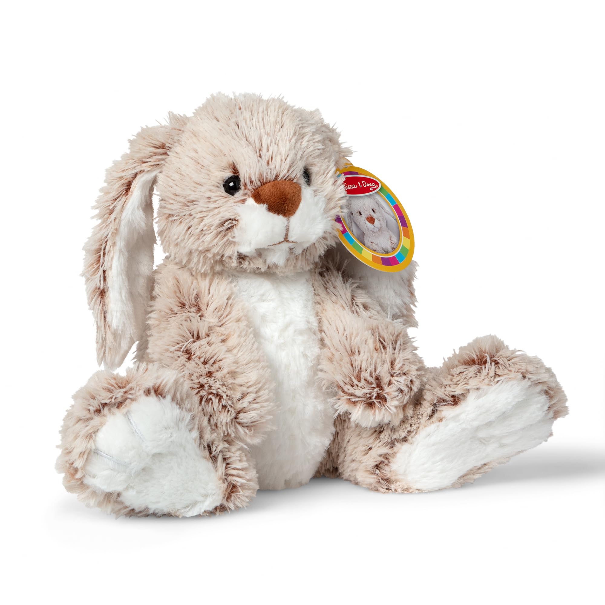 Melissa & Doug Burrow Bunny Stuffed Animal Plushie with Big Feet, Floppy Ears & Fluffy Tail, Adorable Pretend Play Toddler Toys for Girls & Boys 3+ 🍁 All In One Marketplace Canada