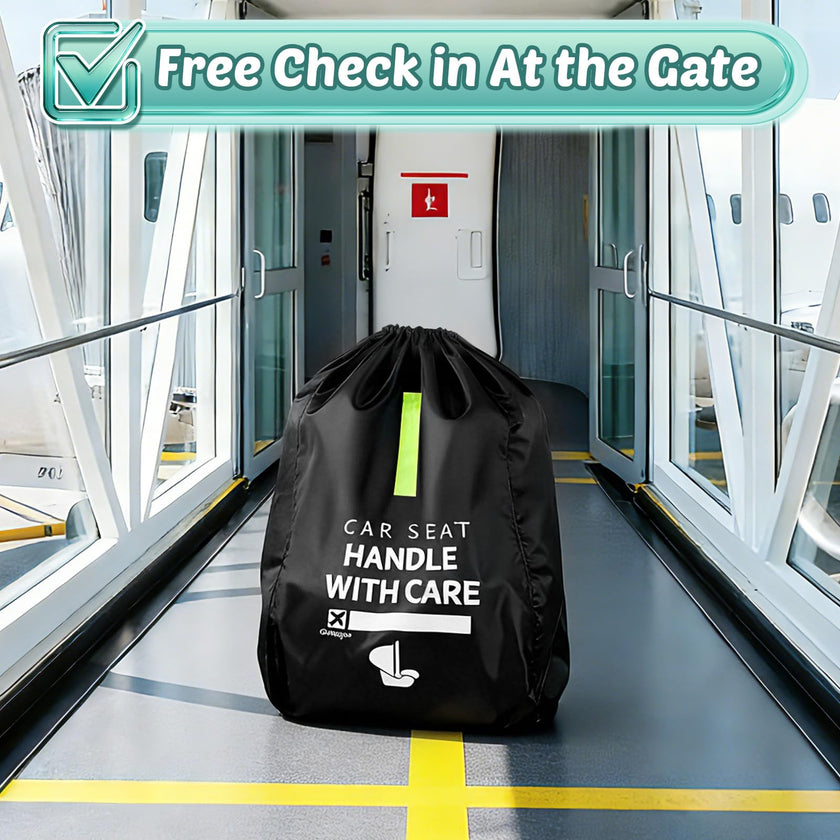 Car Seat Travel Bag: Carseat Travel Bag for Airplane Universal Fit Infant Carriers Booster Convertible Car Seats like Graco, Nuna, Doona, Cosco, Baby Travel Essentials for Flying, Gate & Baggage Check 🍁 All In One Marketplace Canada