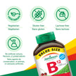 Jamieson Vitamin B12 Methylcobalamin 1,000 mcg, Fast Dissolving, Faster Acting, Naturally Energizing, and Supports Metabolism. Vegetarian, Gluten-Free, Natural Wild Cherry Flavour, 150 Sublingual Tablets, Proudly Canadian 🍁 All In One Marketplace Canada