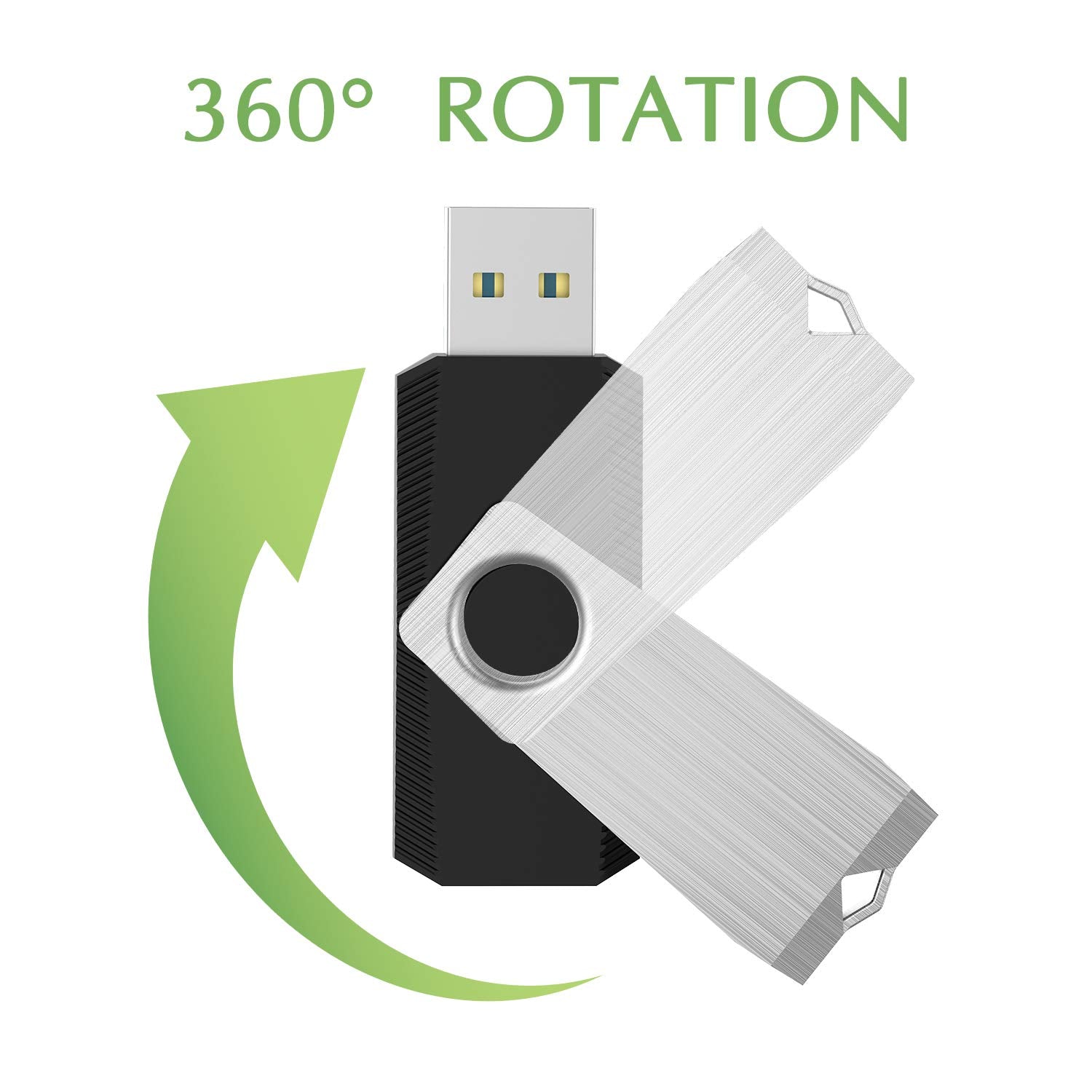 16GB 3 Pack USB Flash Drive 16GB USB Stick Bulk USB Drive 2.0 USB Key USB Thumb Drive Flash Drives 16gb Memory Stick for Computer (Black,3 pcs) 🍁 All In One Marketplace Canada