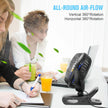 BESKAR USB Powered Clip on Fan, Portable Small Fan with Cord, 3 Speeds Strong Airflow, Personal Fan with Sturdy Clamp, Quiet Desk Fan & Clip Fan 🍁 All In One Marketplace Canada