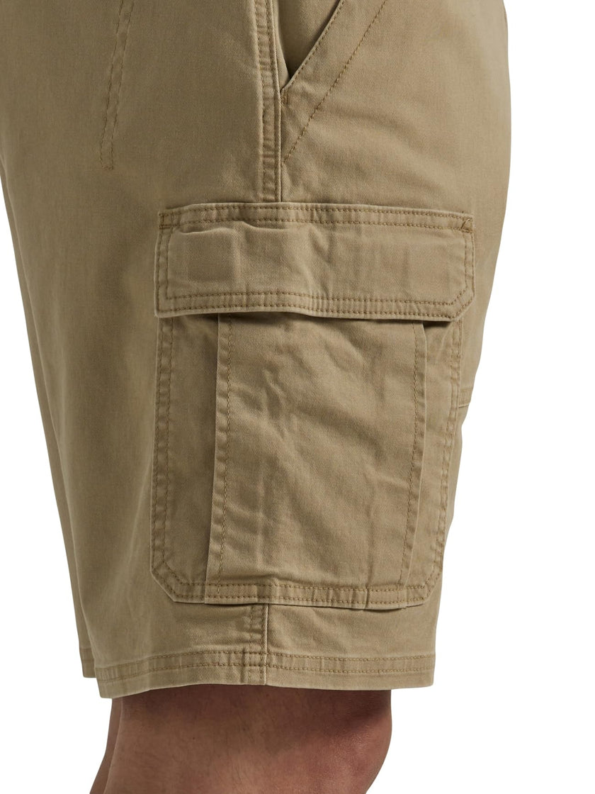 Wrangler Authentics Men's Classic Cargo Stretch Short, Grain Twill, 34 🍁 All In One Marketplace Canada