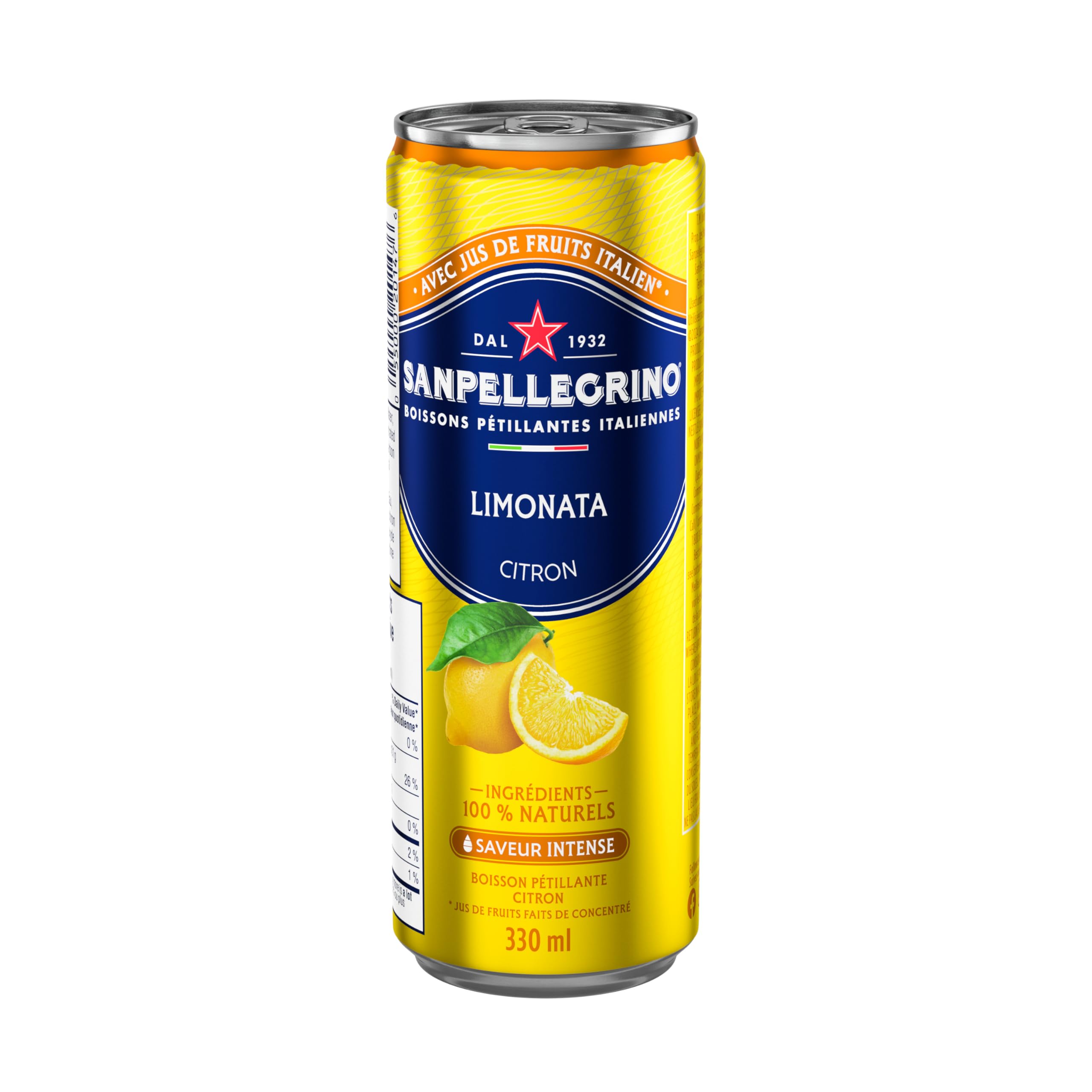 San Pellegrino Limonata Italian Sparkling Fruit Beverage, 24 x 330ml 🍁 All In One Marketplace Canada