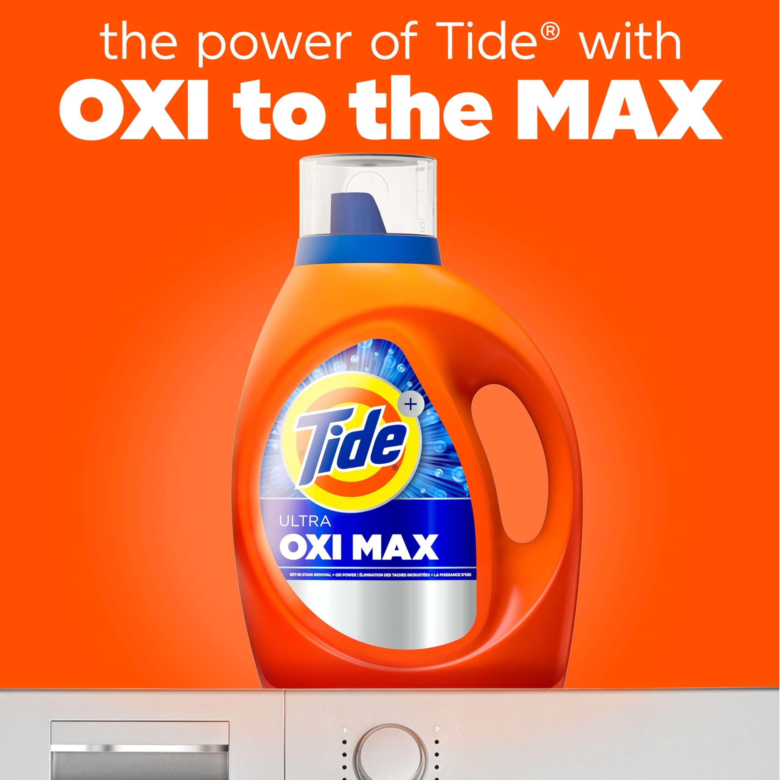 Tide Ultra Oxi Max Liquid Laundry Detergent, 83 Loads, Set-in Stain Removal Plus Oxi Power, Laundry Detergent Liquid, 3.46 L 🍁 All In One Marketplace Canada