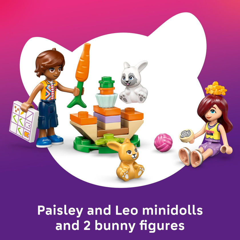 LEGO Friends Heartlake City Bunny Hotel Building Toy for Girls & Boys - Pretend Play Set for Kids, Ages 5+ - W/Paisley & Leo Minidolls, 2 Toy Bunnies, & Accessories - Gift Idea for Birthdays - 42679 🍁 All In One Marketplace Canada