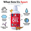 Salmon Oil for Dogs 237 mL - Healthy Skin & Coat, Fish Oil, Omega 3 EPA DHA, Liquid Food Supplement for Pets, All Natural, Supports Joint & Bone Health, Natural Allergy & Inflammation Defense 🍁 All In One Marketplace Canada