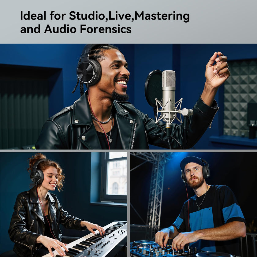 OneOdio Pro-10 Over Ear Wired Headphones for School Studio Monitor & Mixing DJ Stereo Headsets, 50mm Neodymium Drivers, in-Line Mic, 3.5mm/6.35mm Jack for AMP Computer Recording Phone Piano Guitar 🍁 All In One Marketplace Canada