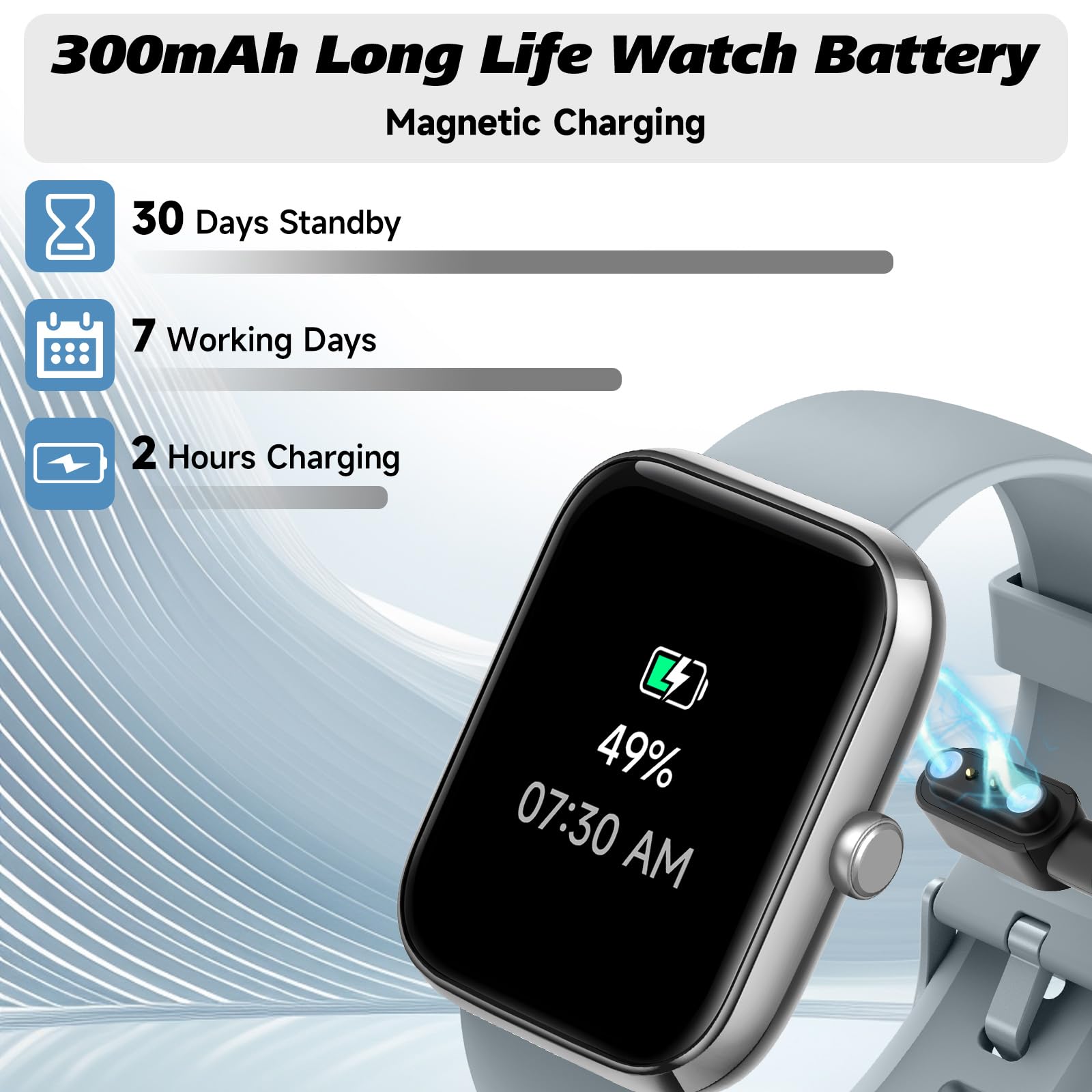 Smart Watch for Men Women with Bluetooth Call, Alexa Built-in, Heart Rate & Sleep Monitor, 1.83
