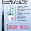 Replacement Brush Heads for Philips Sonicare Electric Toothbrush, Fit Plaque Control, Gum Health, FlexCare, HealthyWhite, Essence+ and EasyClean, 12 Pack (Black) 🍁 All In One Marketplace Canada