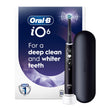 Oral-B iO6 Electric Toothbrush, for a Deep Clean and Whiter Teeth, Black Lava, Rechargeable Electric Toothbrushes, iO Series 6 with 1 Power Toothbrush, 1 Brush Head, and 1 Travel Case 🍁 All In One Marketplace Canada