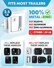 Kohree RV Entry Door Lock Latch Handle with Paddle Deadbolt, Polar White Enclosed Trailer Camper Door Latch with 4 Keys RV Door Lock Replacement -Universal Entrance Security Lock Kit 🍁 All In One Marketplace Canada