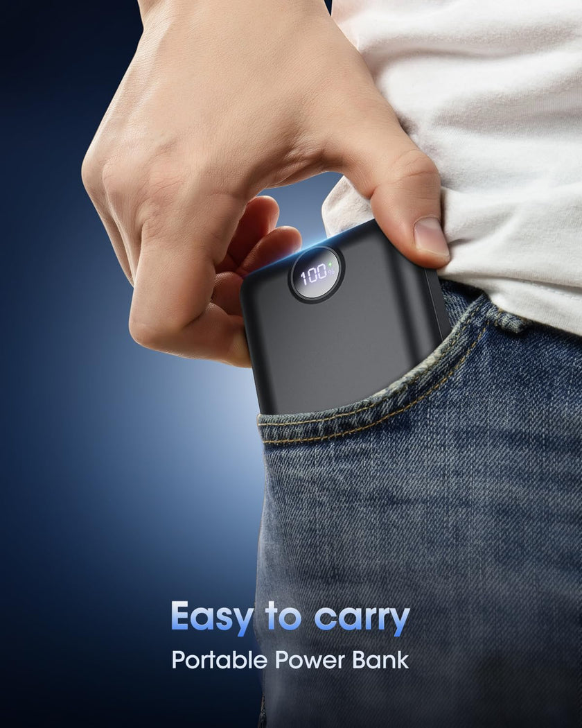 Power Bank Fast Charging 50000mAh 22.5W Portable Charger USB C Quick Charge with 3 Outputs & 2 Inputs LED Display Huge Capacity External Battery Pack for iPhone, Samsung, iPad etc 🍁 All In One Marketplace Canada