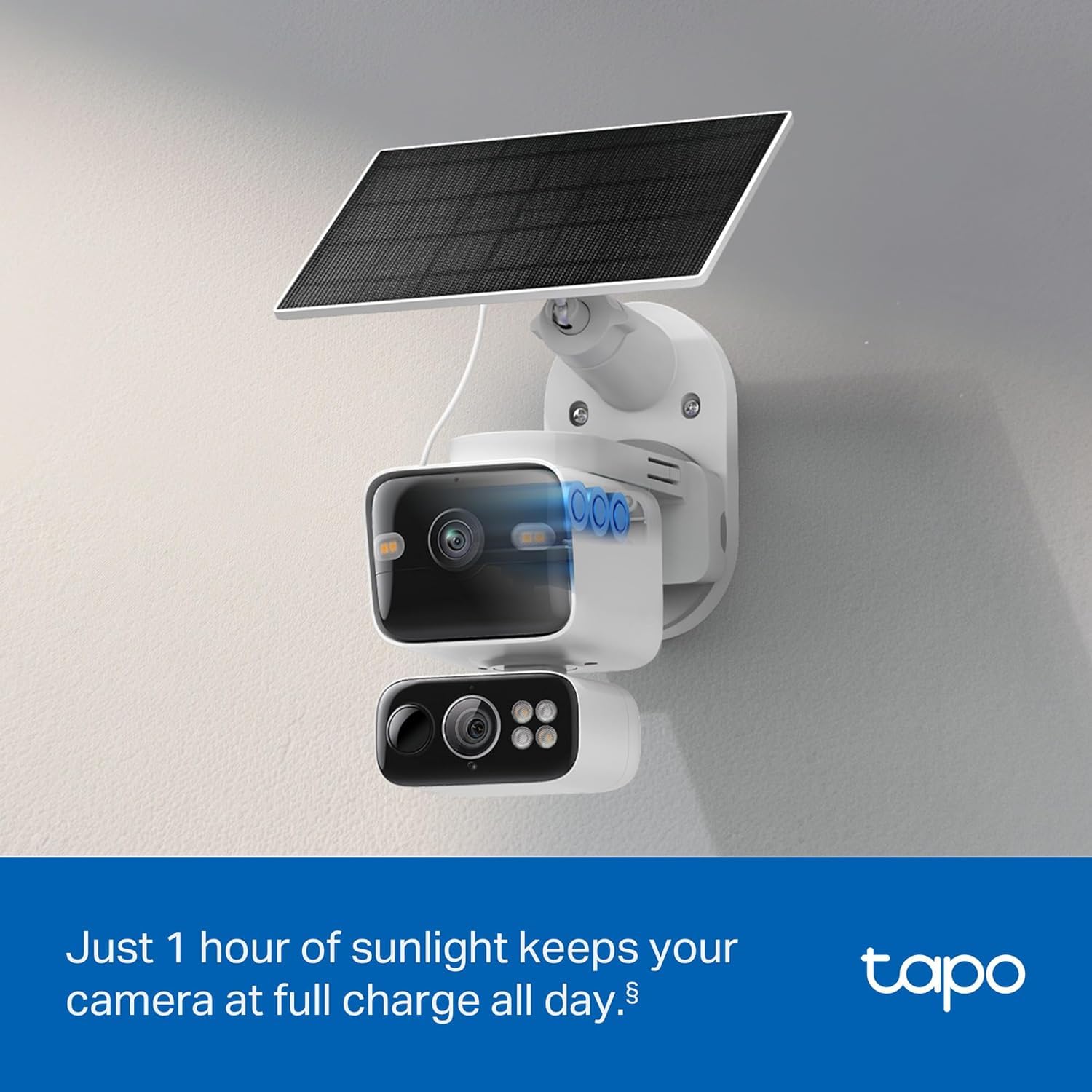 Tapo 2K Dual Lens 360° Pan/Tilt Security Battery Camera Wireless w/Solar Panel, 165° Wide View + 6mm Telephoto, Free Person/Vehicle Detection, SD/Cloud Storage, Works w/Alexa & Google (Tapo C645D KIT) 🍁 All In One Marketplace Canada