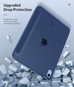 MoKo Case for New iPad (A16) 11th Generation 2025/ 10th Generation 2022, iPad 11 inch/ 10.9 inch Case with Soft TPU Translucent Frosted Back Cover, Auto Wake/Sleep, Support Touch ID,Navy Blue 🍁 All In One Marketplace Canada