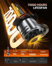 SEALIGHT 2026 Upgraded 9012 LED Headlight Bulbs, 1:1 Design 60,000LM 1000% Brighter 9012 HIR2 LED Bulb, 6500K Cool White, Plug and Play Halogen Replacement, Non-polarity, Pack of 2 🍁 All In One Marketplace Canada