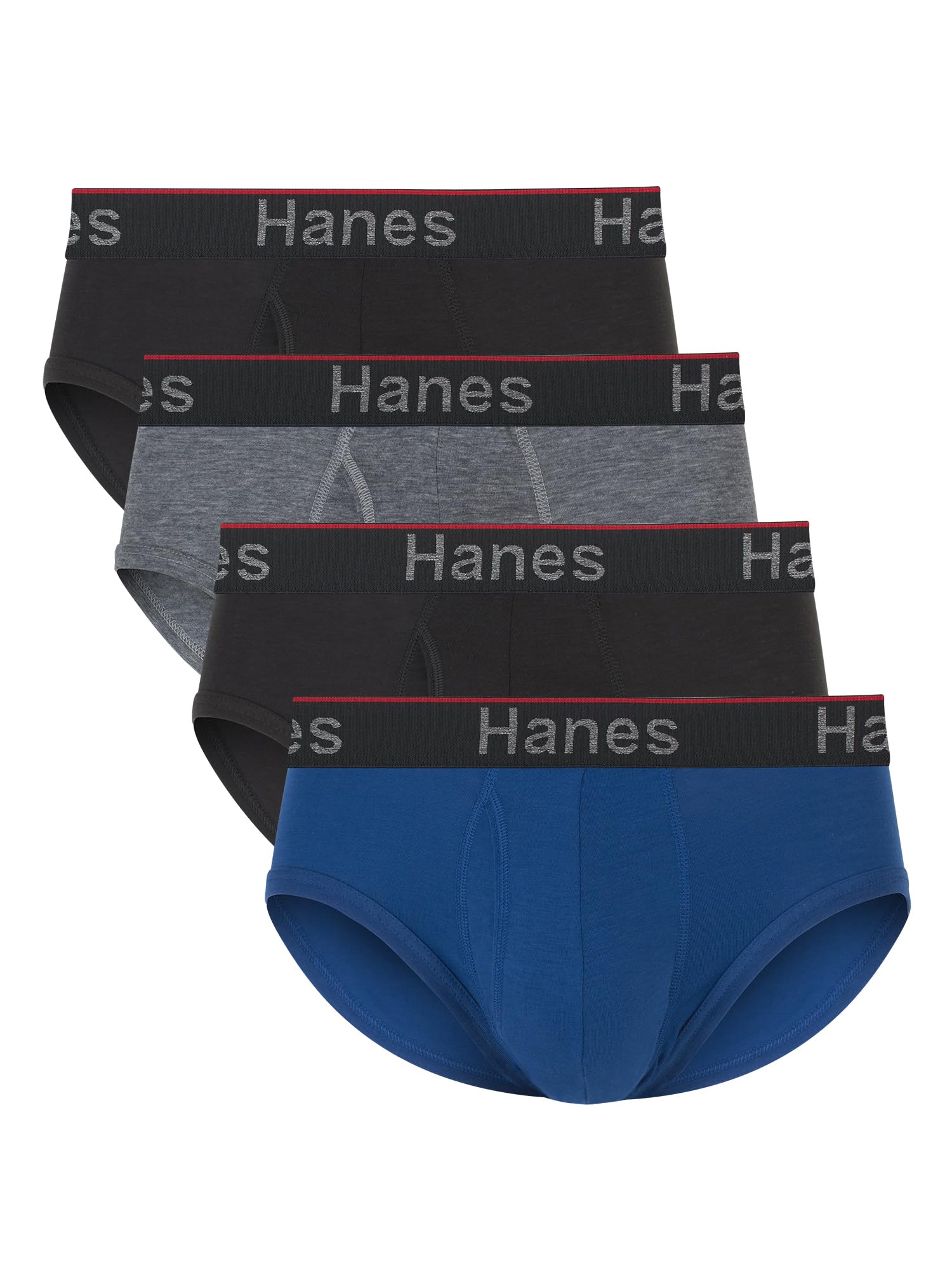 Hanes Total Support Pouch Men's Briefs, Anti-Chaffing, Moisture-Wicking Underwearm Odor Control, Pack of 4, Assorted, Medium 🍁 All In One Marketplace Canada