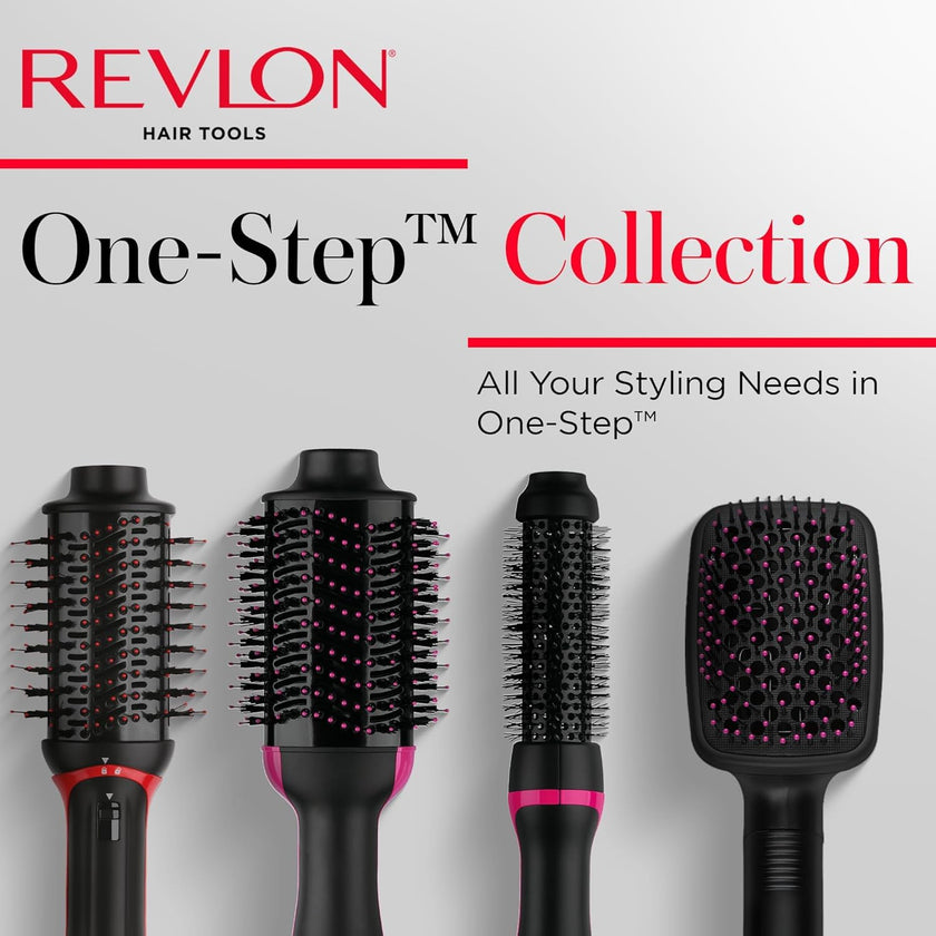 Revlon RVDR5292F One-Step™ Root Booster with Ionic Technology, 1.5 Inch Round Brush Ionic Hair Dryer, Hair Styler, 3 Heat/Speed Settings, Travel Friendly, All Hair Types, Less Frizz, Shiny Hair, Black 🍁 All In One Marketplace Canada