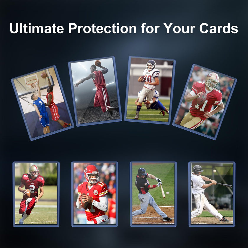 200 Card Sleeves Top Loaders for Cards, 3