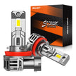 SEALIGHT H11 LED Headlight Bulbs, 40000LM 6500K Cool White Light Bulbs with Cooling Fan, 1:1 Mini Size H8 H9 H16 Led Headlight, 3 Min Plug-N-Play, H11 Halogen Replacement, Pack of 2 🍁 All In One Marketplace Canada