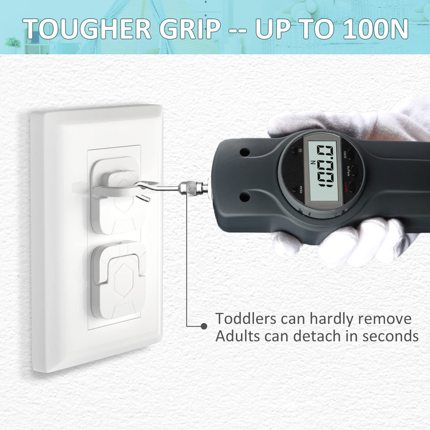 4our Kiddies Baby Proofing Outlet Covers (60 Pack) Electric Outlet Plug Covers for Child Safety, Baby Socket Cover Protector Cap to Prevent Child from Power Shock Hazard 🍁 All In One Marketplace Canada