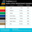TheraBand Resistance Bands Set, Professional Non-Latex Elastic Band For Upper & Lower Body Exercise, Strength Training without Weights, Physical Therapy, & Pilates, Silver & Blue & Black, Advanced 🍁 All In One Marketplace Canada
