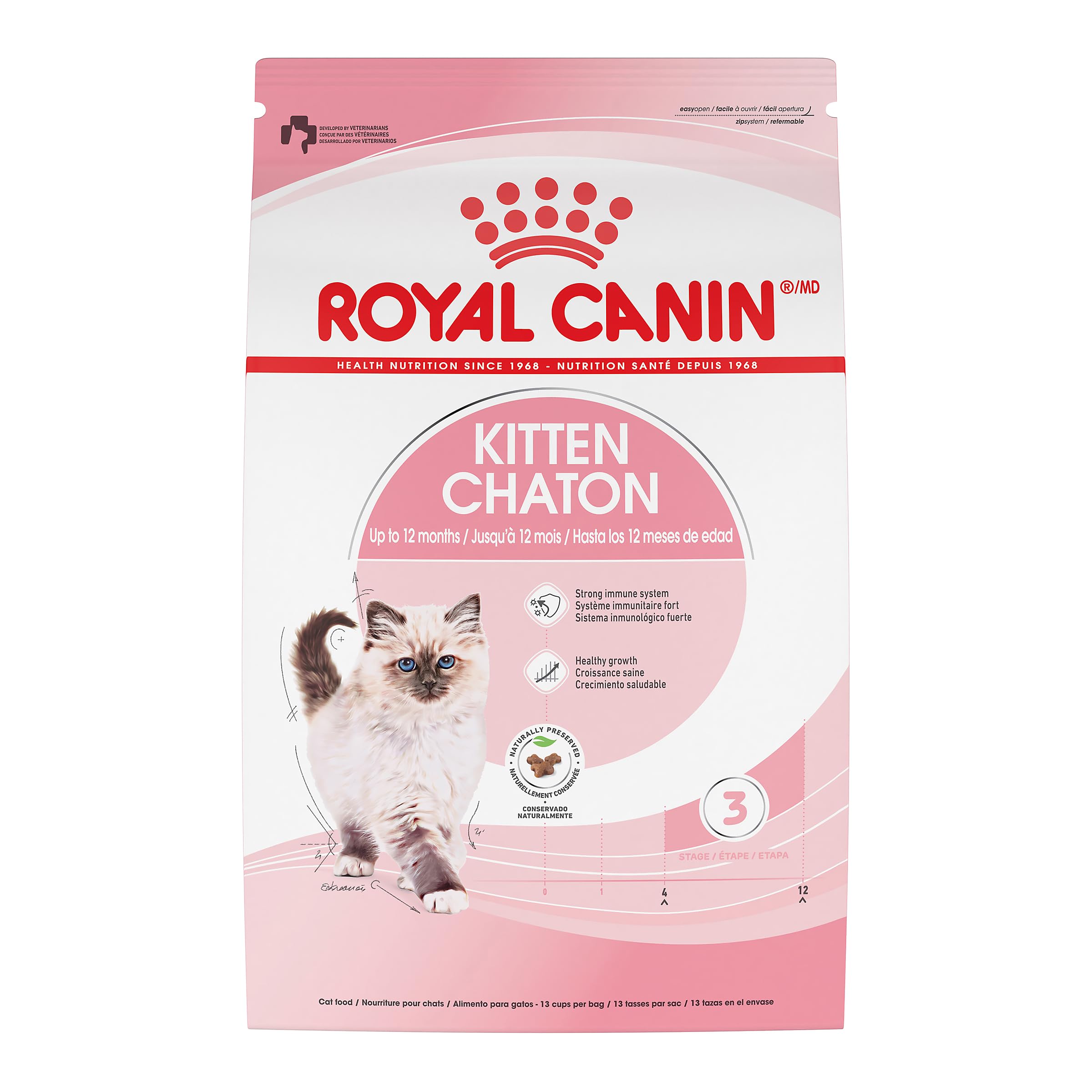 Royal Canin Feline Health Nutrition Dry Kitten Food, Supports Digestive Health, Immune Support and Healthy Energy, 3 lb Bag 🍁 All In One Marketplace Canada