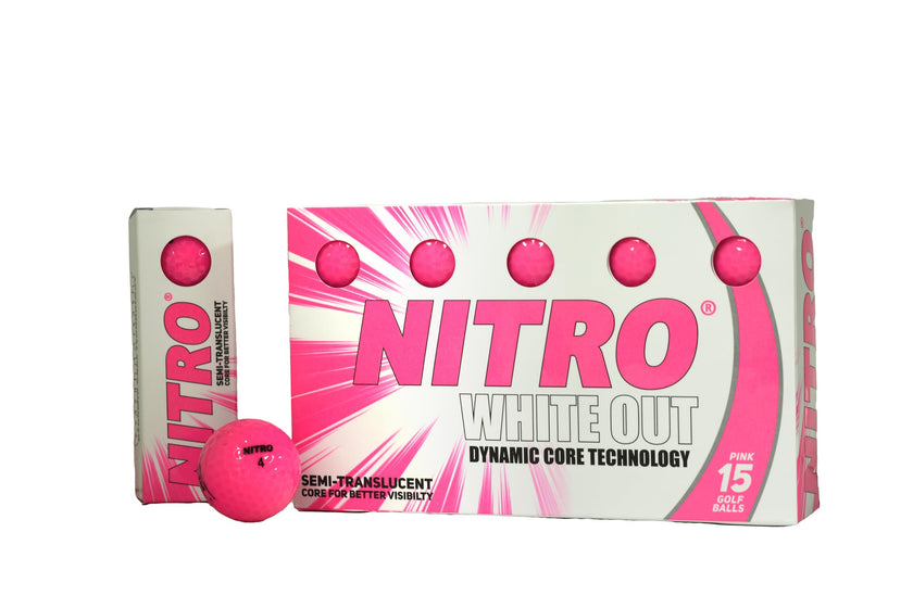 Nitro White Out Ball (15-Pack), Pink 🍁 All In One Marketplace Canada
