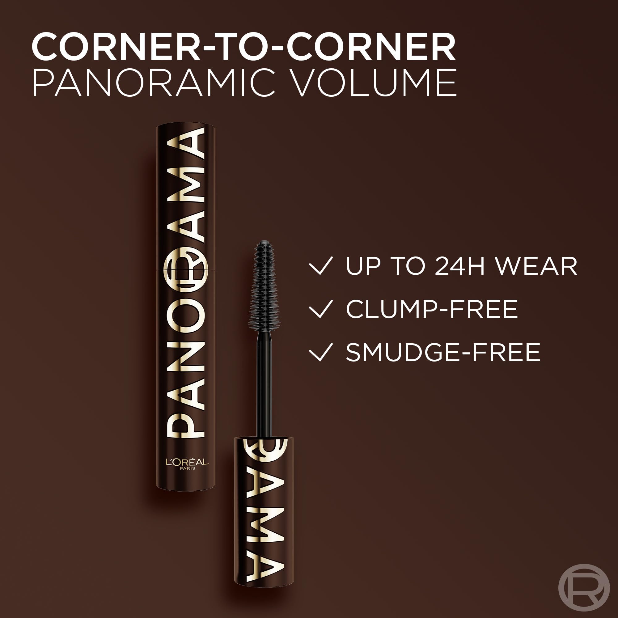 L’Oreal Paris Voluminous Panorama Chromatic Mascara, Volumizing and Lengthening Brown Mascara, Longwear, Smudge-Resistant and Washable, 705 Brown Leather 🍁 All In One Marketplace Canada