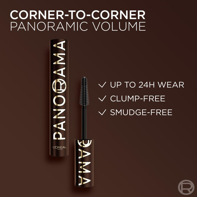 L’Oreal Paris Voluminous Panorama Chromatic Mascara, Volumizing and Lengthening Brown Mascara, Longwear, Smudge-Resistant and Washable, 705 Brown Leather 🍁 All In One Marketplace Canada