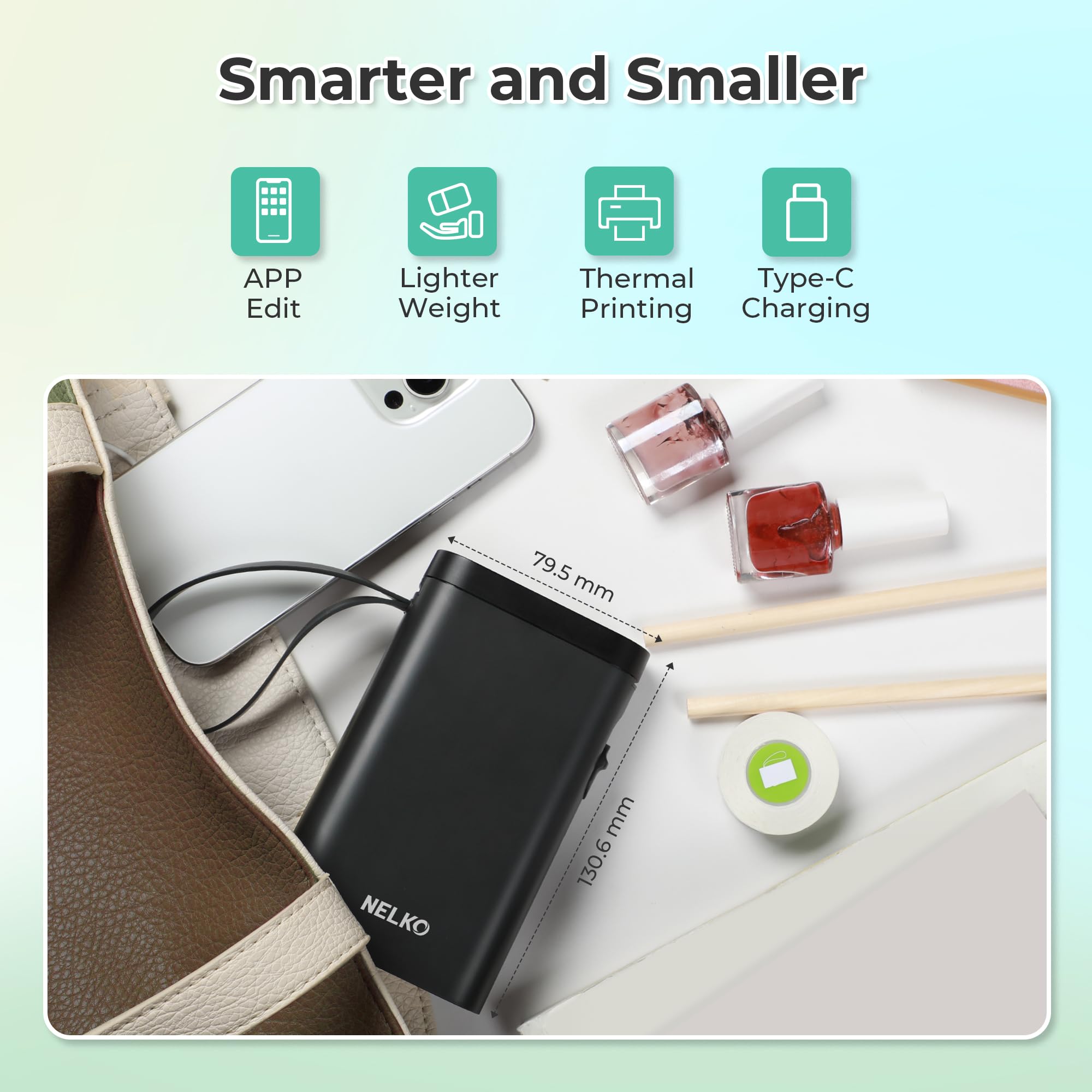 Label Maker Machine with Tape, P21 Portable Bluetooth Label Printer, Wireless Built-in Cutter Sticker Maker Mini Label Makers with Multiple Templates for Organizing Storage Office Home, Black 🍁 All In One Marketplace Canada