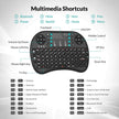 Rii i8+ Mini Wireless Keyboard,Bluetooth Keyboard with Touchpad,Handheld Remote,LED Backlit Compatible with Android TV Box, Android Smart TV,HTPC,Raspberry Pi, Win 7 8 10,Mac OS 🍁 All In One Marketplace Canada