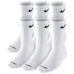 NIKE Plus Cushion Socks (6-Pair) (L (Men's 8-12 / Women's 10-13), Crew White) 🍁 All In One Marketplace Canada