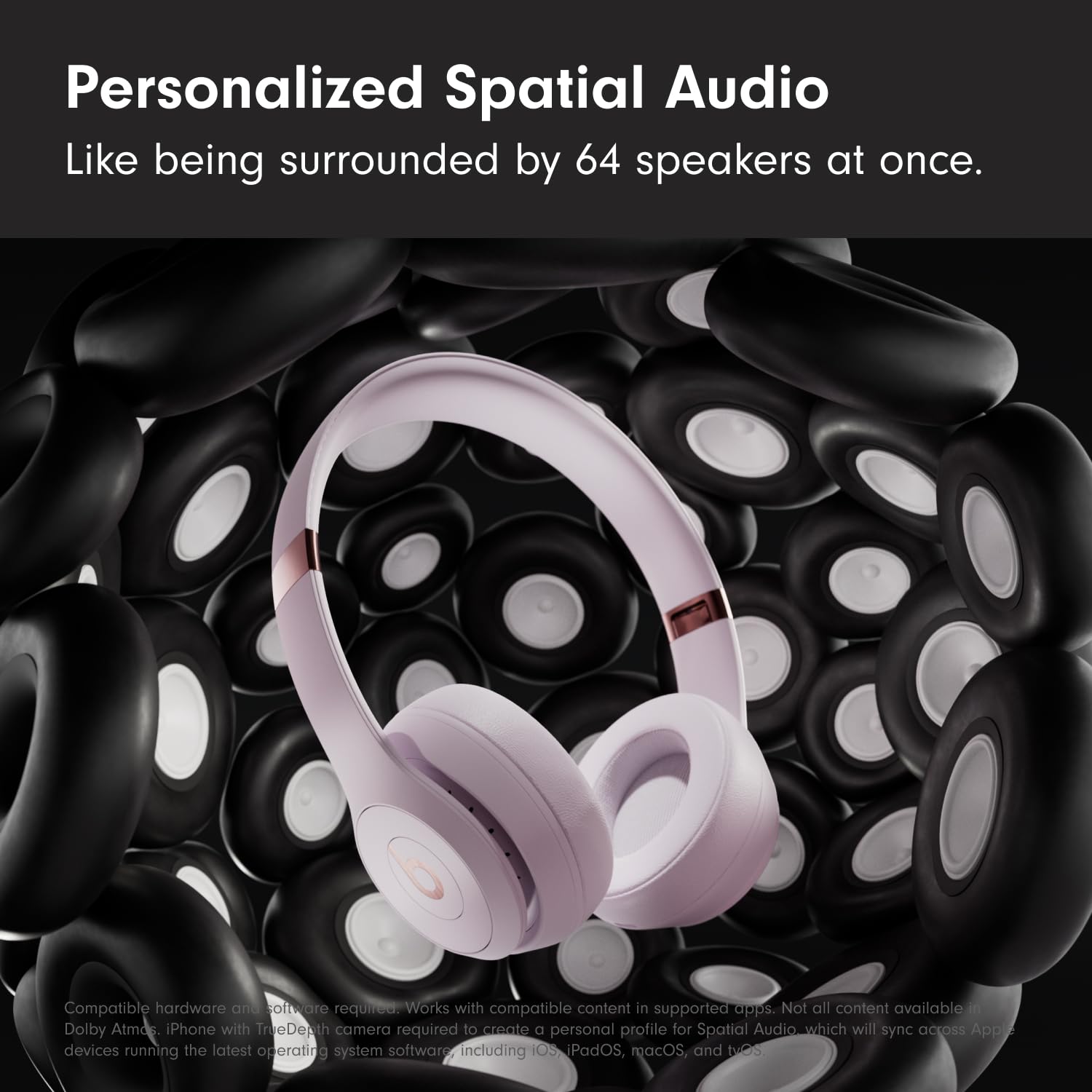 Beats Solo 4 - Wireless Bluetooth On-Ear Headphones, Apple & Android Compatible, Up to 50 Hours of Battery Life - Cloud Pink 🍁 All In One Marketplace Canada