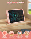 LCD Writing Tablet 10 Inch, Colorful Electronic Doodle Board Drawing Tablet, Memo Board, Drawing Pads with Lanyard, Travel Educational Toys Gifts for Kids Toddlers Age 3 4 5 6 7 8 9 Years Girls(Pink 🍁 All In One Marketplace Canada