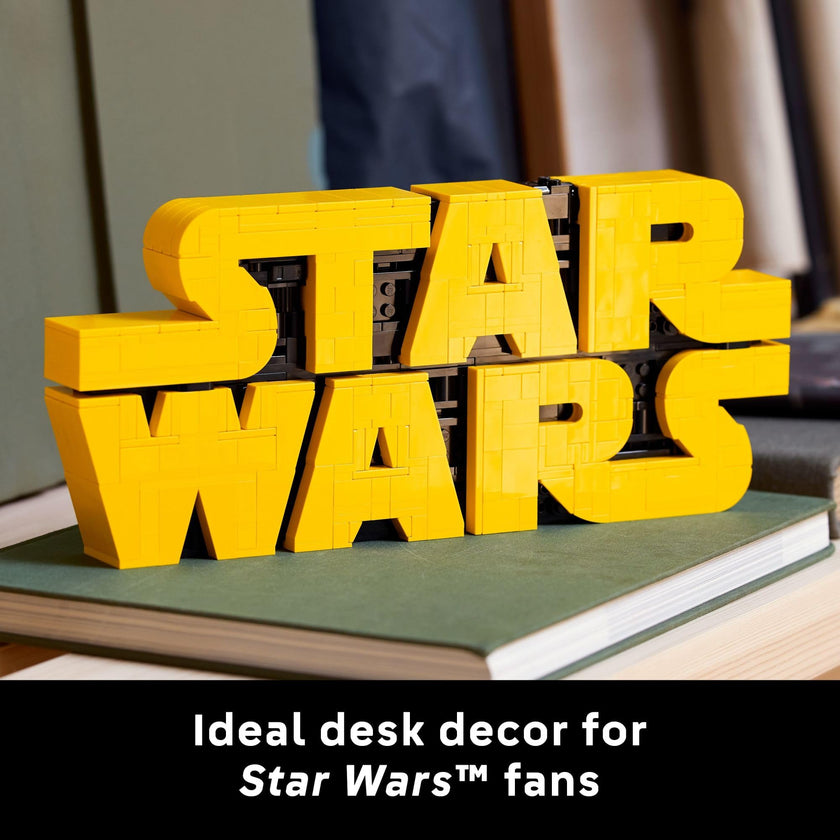 LEGO Star Wars Brick-Built Star Wars Logo - Building Blocks for Adults 18+ - Star Wars Gift Idea for Birthdays - Collectible DIY Model Kit - Home Decor Idea for Fans of The Movie Series - 75407 🍁 All In One Marketplace Canada
