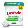 Cascade Free & Clear Dishwasher Detergent Pods, Dish Detergent Soap, 0% Added Perfume, Chlorine Beach & Dye, Unscented, 51 Count 🍁 All In One Marketplace Canada