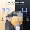 Slushie Machine, No Ice Needed Slushy Maker for Home, Real-Time Temp Display, Frozen Drink Maker with 6 Preset Programs for Ice Cream, Frappés, Milk Shake and More, Black, 1 Pack+3Modes 🍁 All In One Marketplace Canada