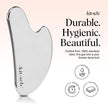 Kitsch Stainless Steel Gua Sha Facial Tools - Guasha Tool for Face, Face Sculpting Tool, Jawline Shaper, Double Chin Reducer, Body Gua Sha Tools, Lymphatic Drainage Massager, Facial Skin Care - Silver 🍁 All In One Marketplace Canada
