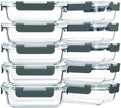 M MCIRCO 10-Pack 22 Oz Glass Meal Prep Containers with Lids - Microwave, Oven, Freezer & Dishwasher Safe 🍁 All In One Marketplace Canada