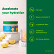 Organika Canadian-Made Electrolytes Powder with Vitamin C & Prebiotic Fibre - Sugar-Free Hydration Drink Mix - Pink Lemonade - 210 g - 60 servings 🍁 All In One Marketplace Canada