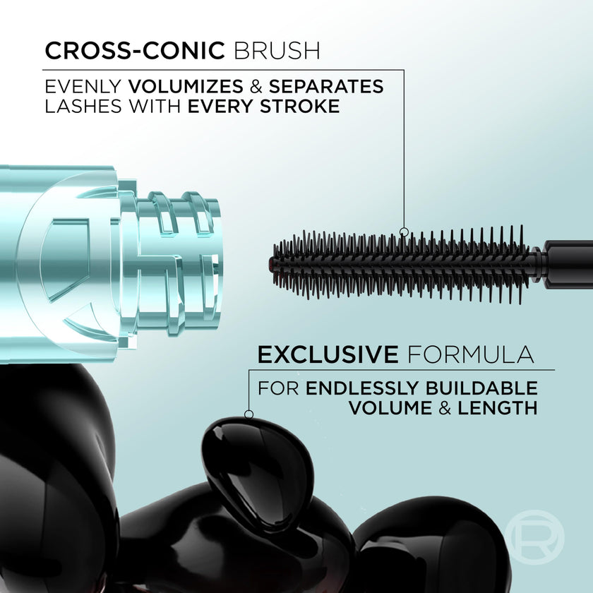 L'Oréal Paris Paradise Big Deal Volumizing Mascara, Buildable & Lengthening Mascara, No Clumps, Lightweight, Black Waterproof 10.9 ml 🍁 All In One Marketplace Canada